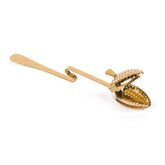Homla Jalo Tea Infuser Spoon Golden  20X4 Cm